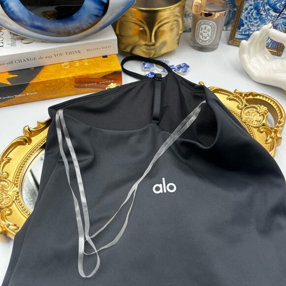 🆕 ALO YOGA 🧿 Airlift Plie Bodysuit Black - Size XXS - BNWOT - Picture 10 of 14